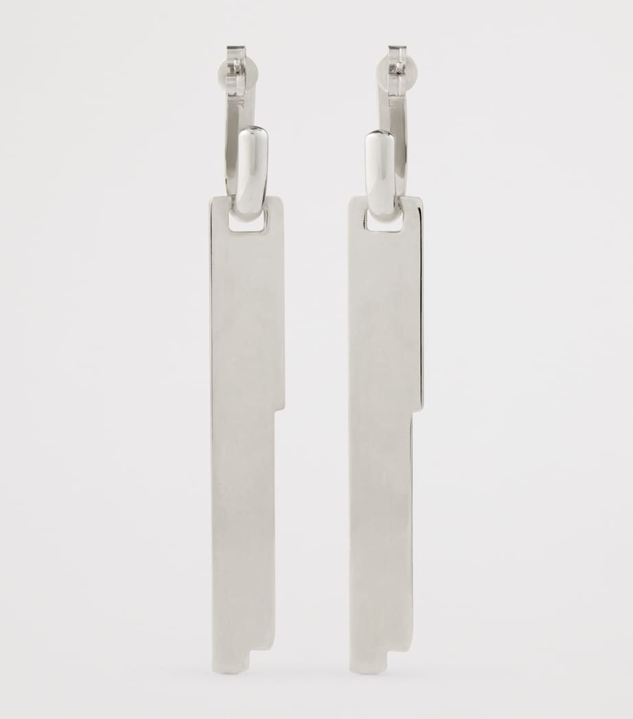 Tape Drop Earrings ANTIC SILVERY Image 4