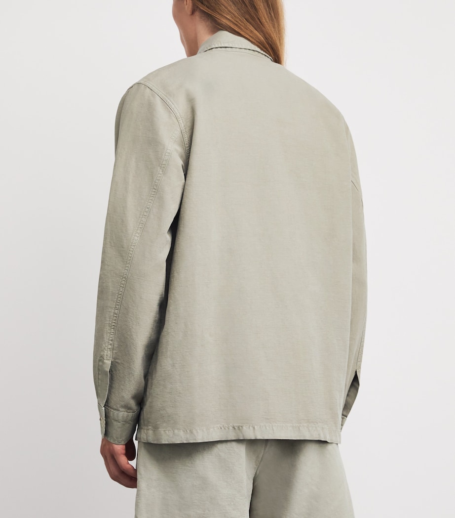 Cotton-Linen Julian Overshirt CLAY Image 4