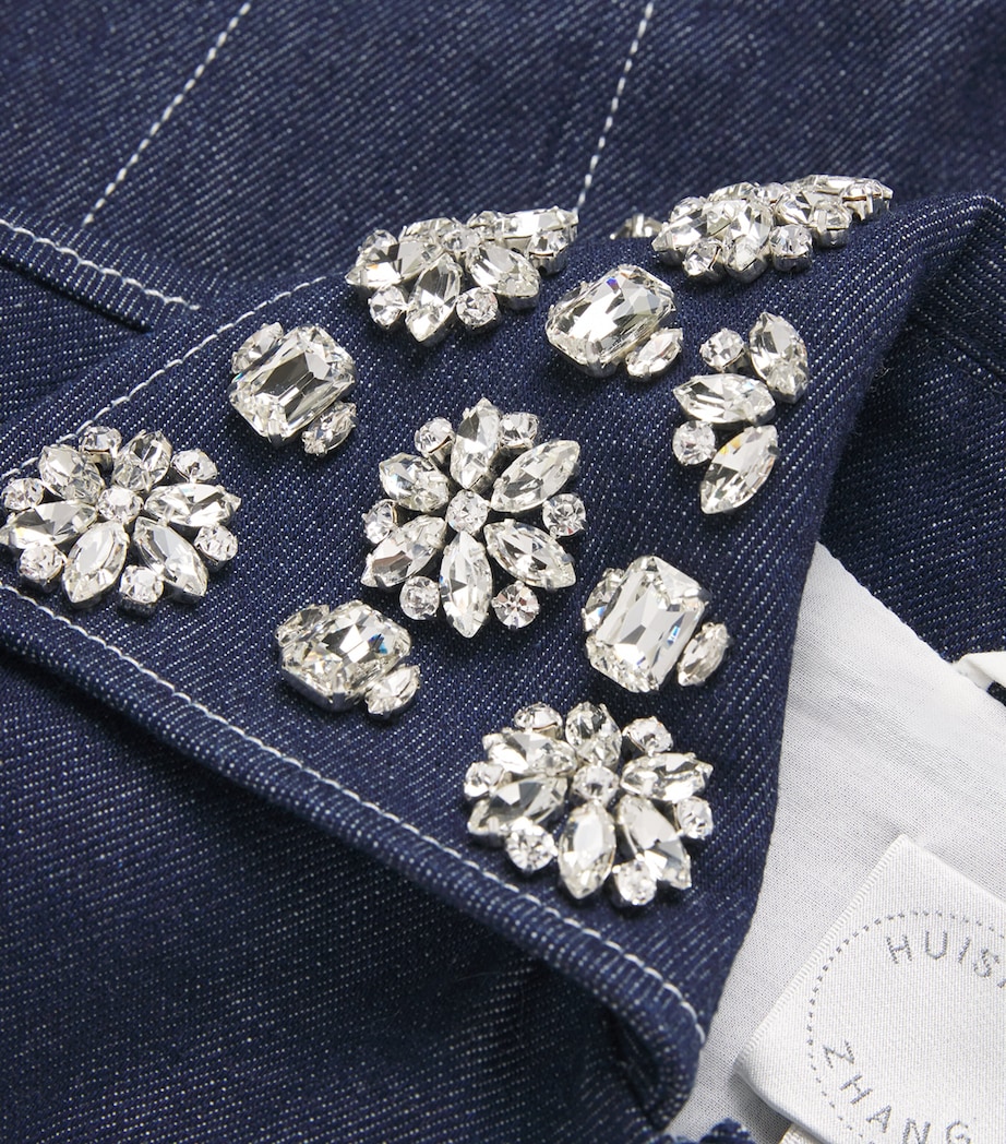 Aiste Cropped Denim Jacket INDIGO Image 5