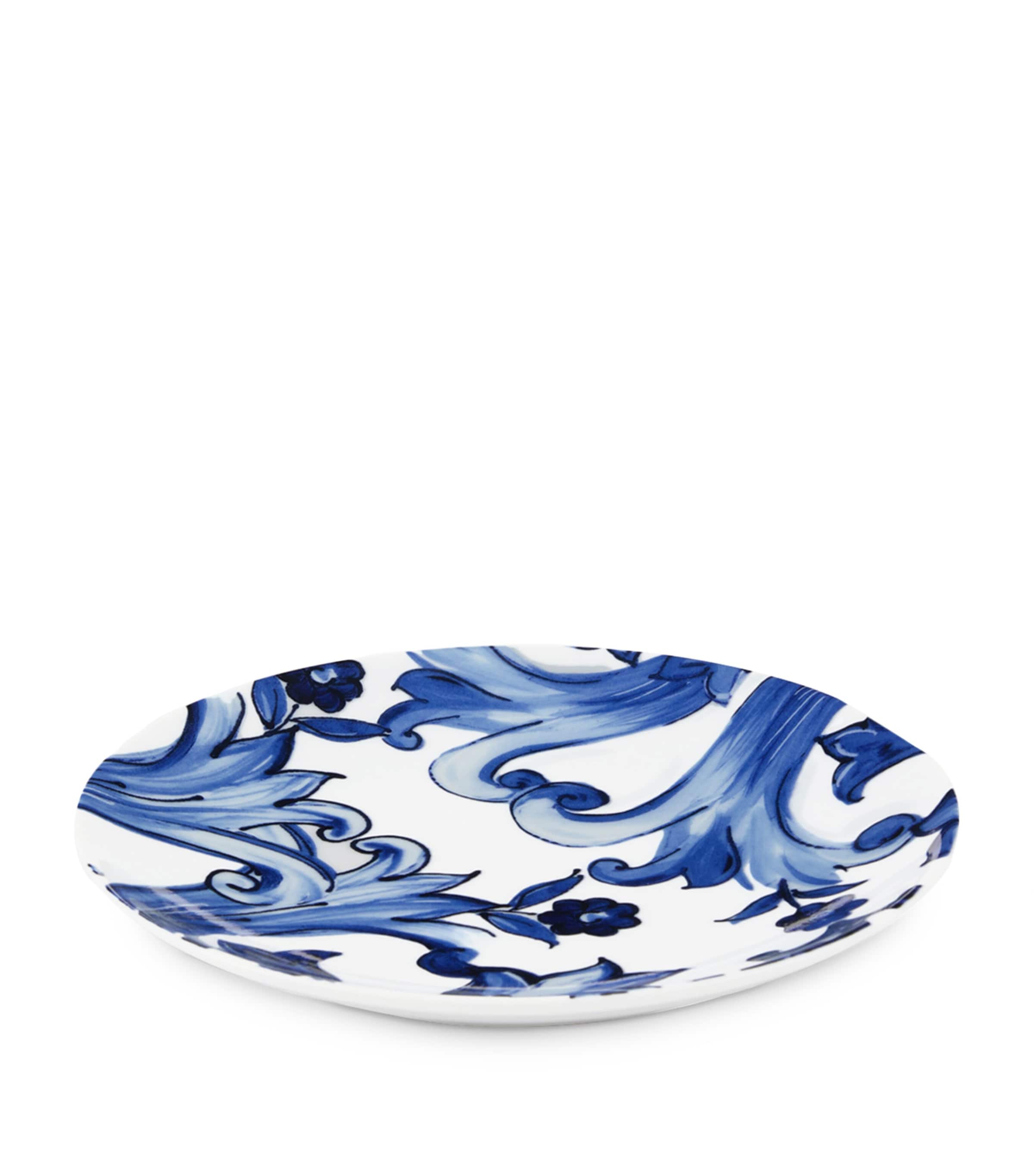 Dolce & Gabbana Set Of 2 Blu Mediterraneo Dessert Plates