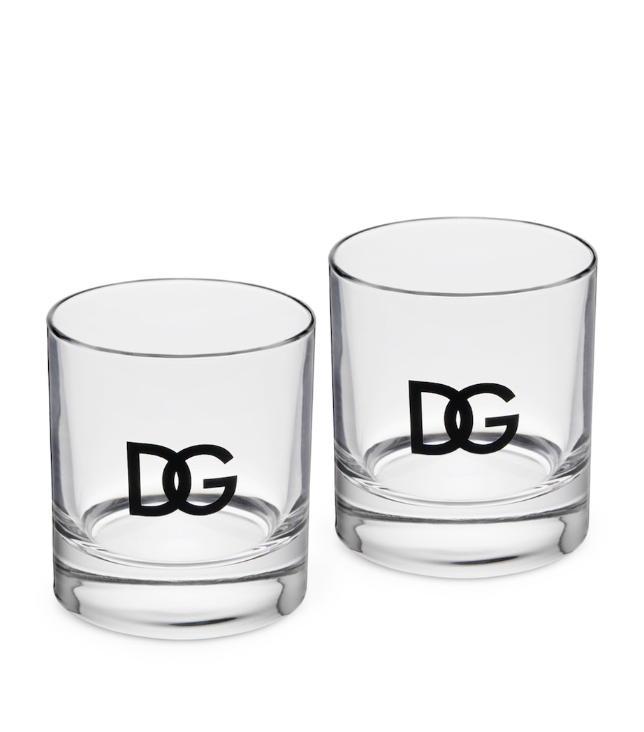 DG Millennials Logo Shot Glasses (Set of 2) U0058 TRASPARENTE/DG Image 1