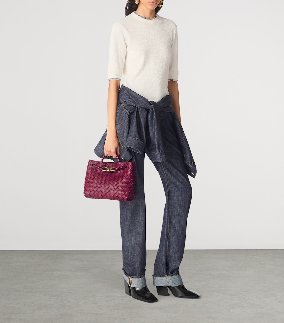 Small Lambskin Andiamo Shoulder Bag 5569 Image 6