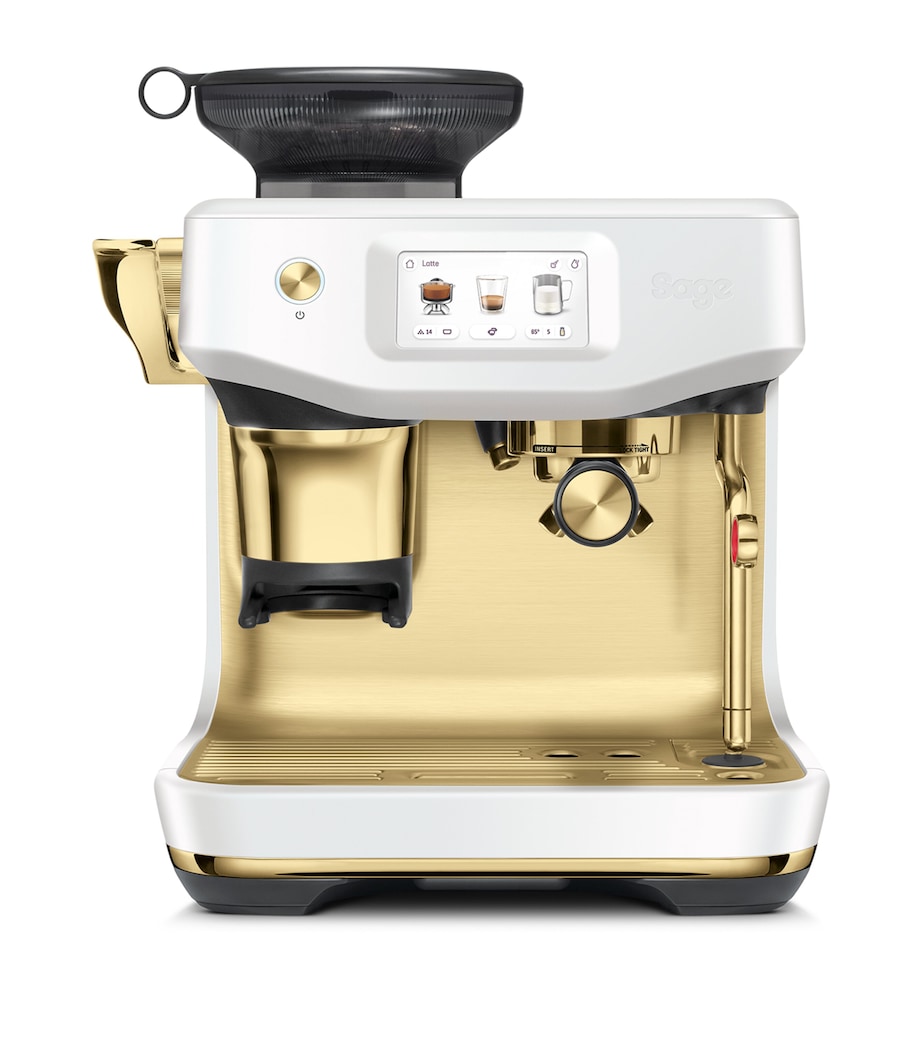 The Barista Touch Impress Coffee Machine SEA SALT WHITE BRASS Image 3