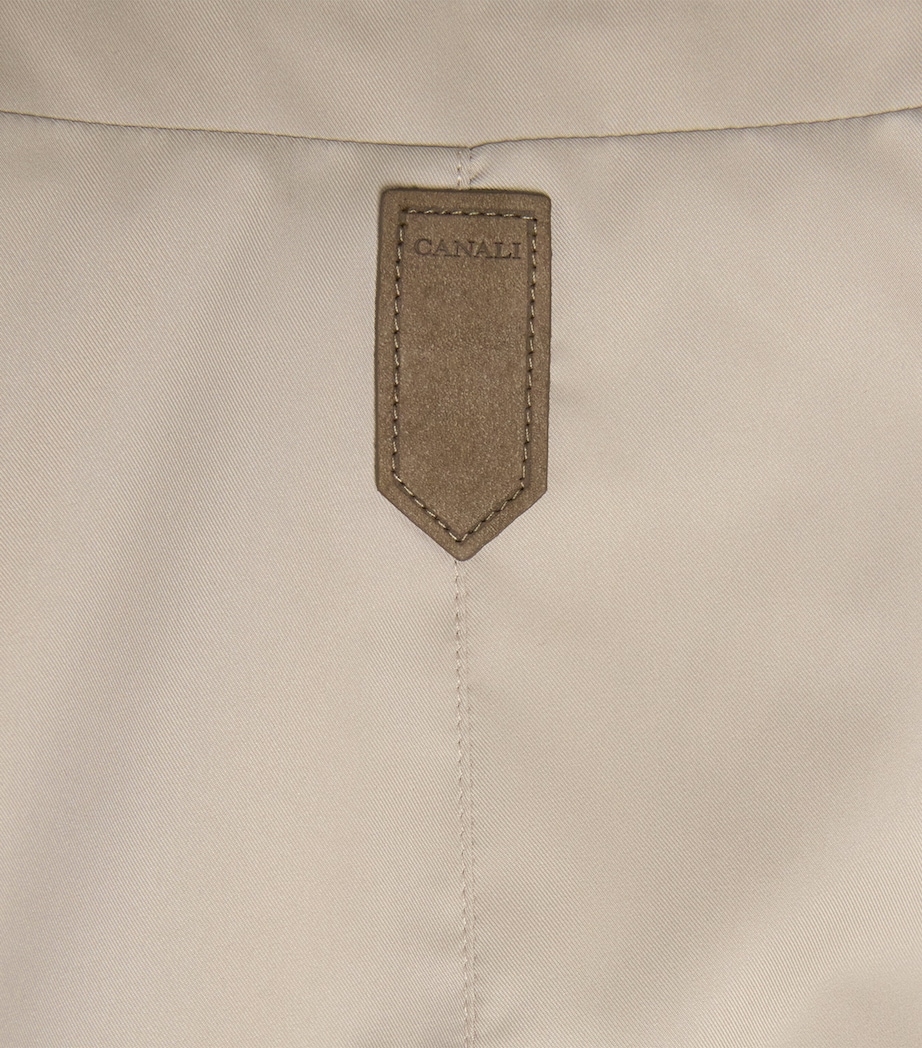 Canali Mens High-Neck Gilet Grey Image 6