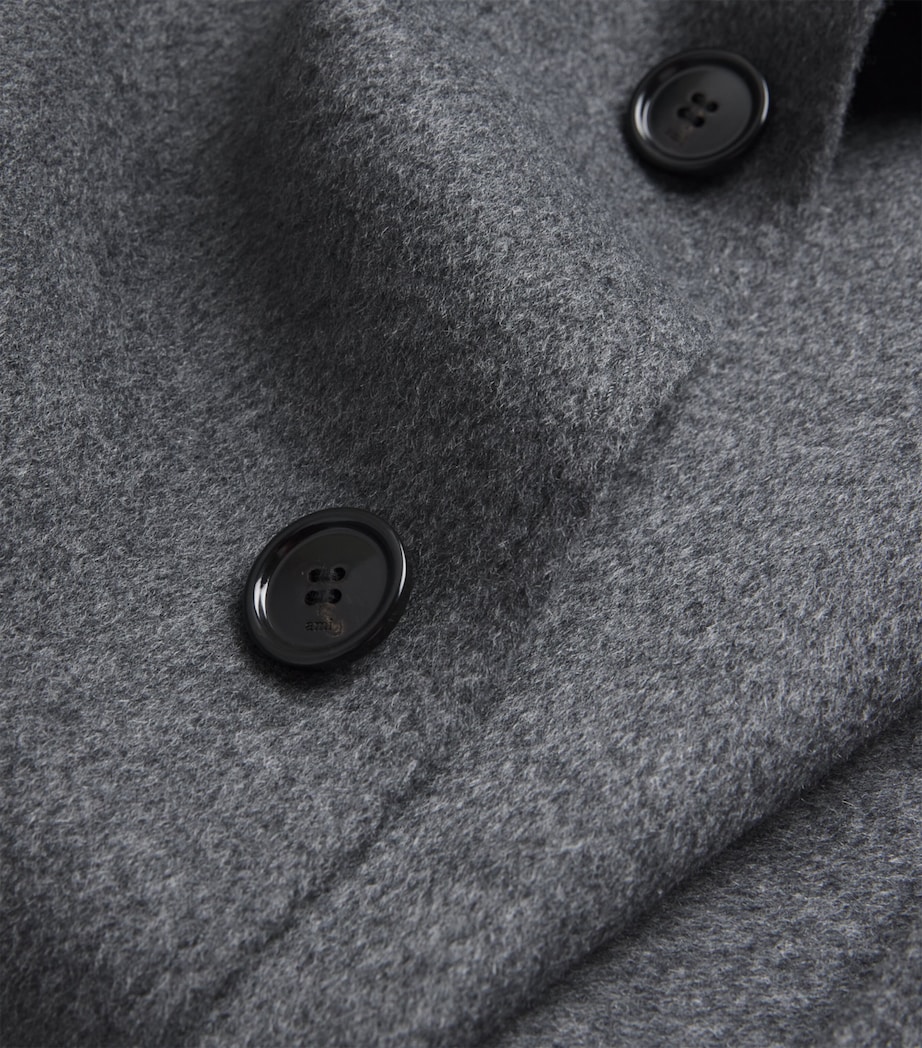 Wool-Cashmere Overcoat 055 - GRIS CHINE Image 5