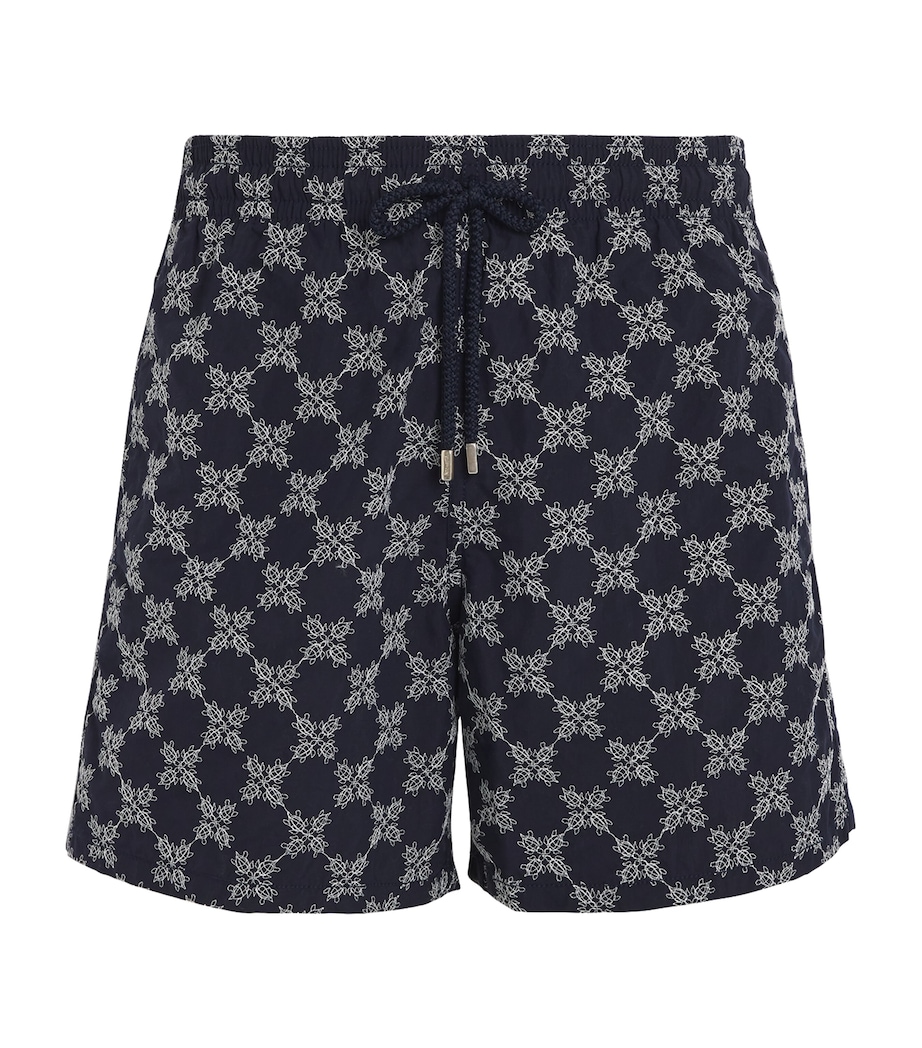 Diamond Turtle Embroidered Mistral Swim Shorts 390 NAVY Image 1