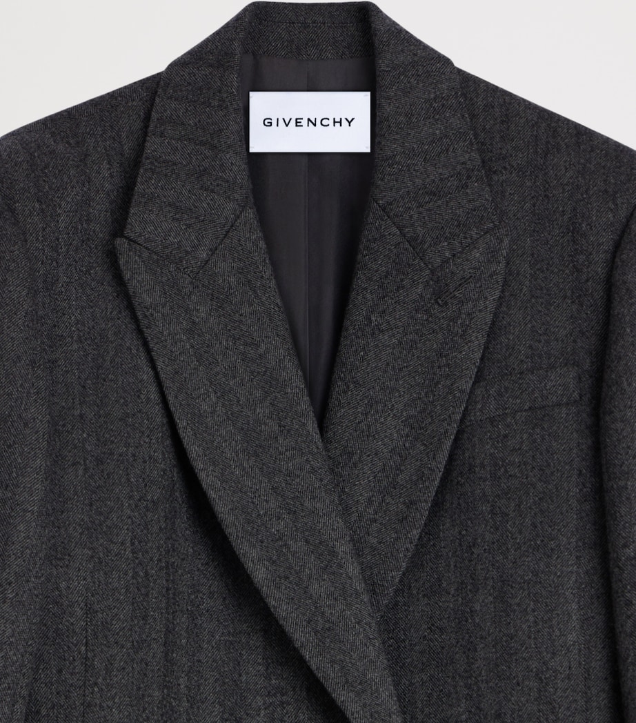 Givenchy Womens Wool Longline Coat Image 6