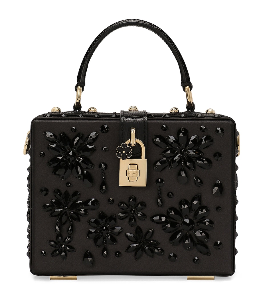 Dolce Box Top-Handle Bag 8S485-BLACK/JET Image 1