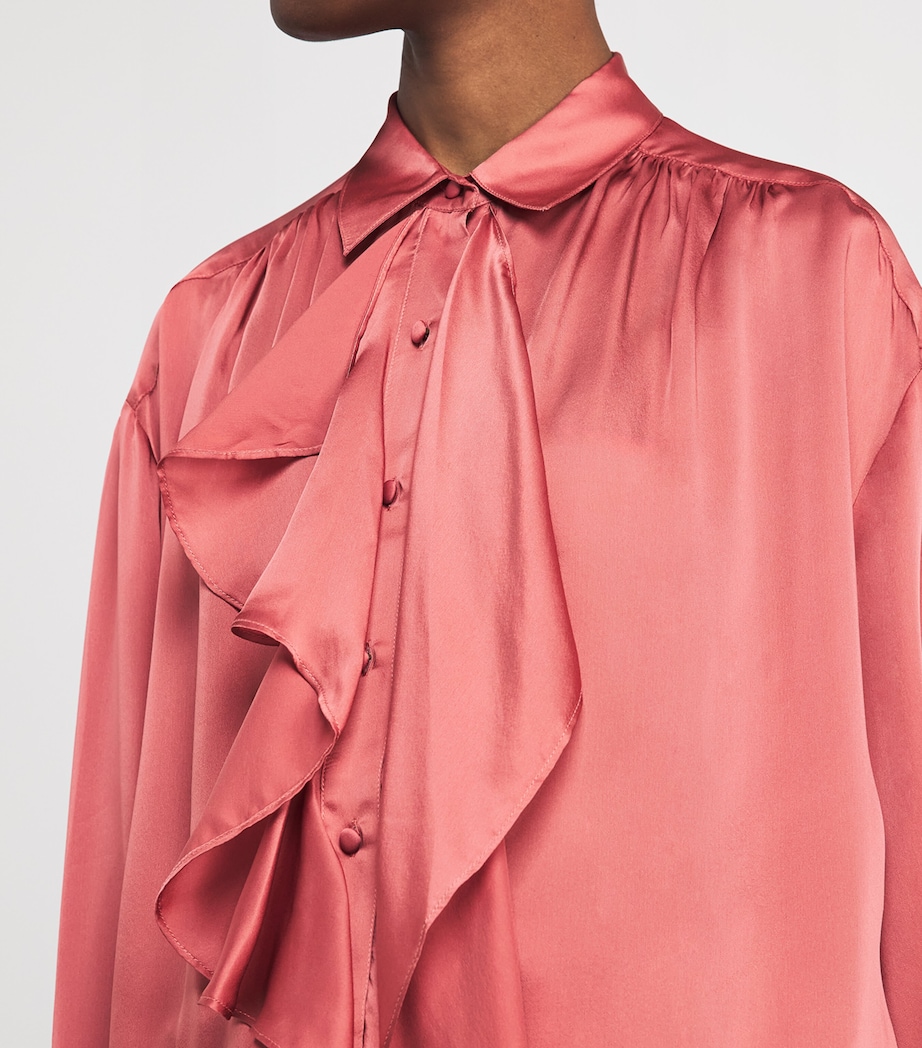 Silk Gesture Blouse ROSEWOOD Image 3