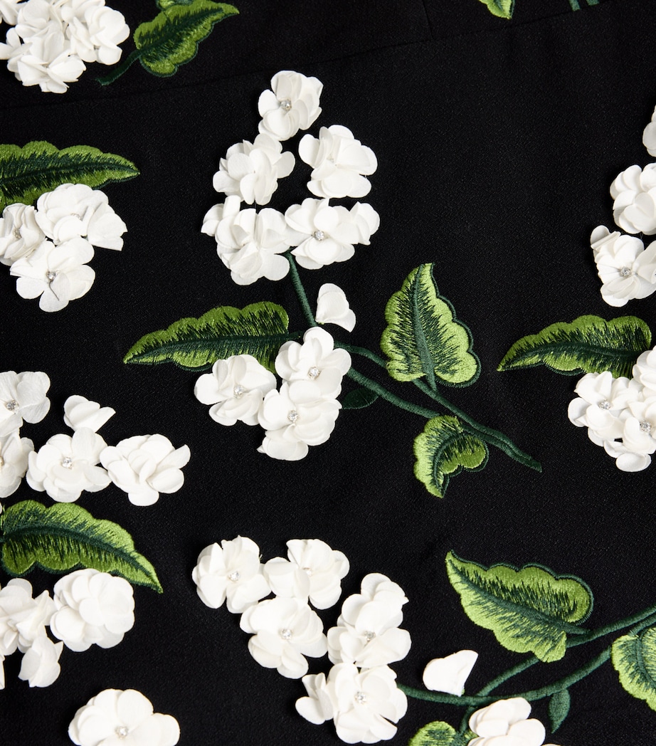 Embellished Velia Mini Gown G980 BLACK/OFF WHITE Image 2