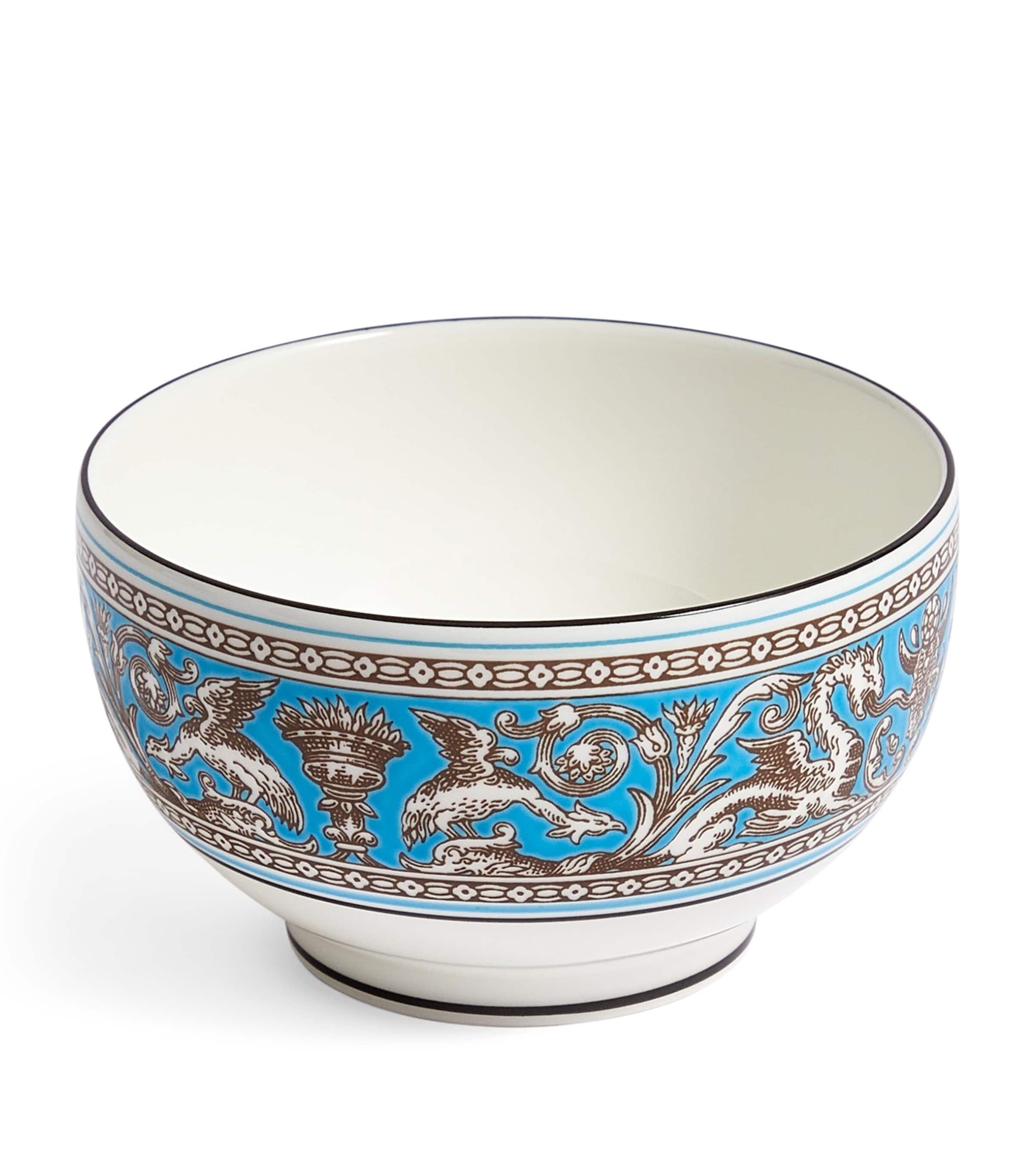 Wedgwood Florentine Turquoise Rice Bowl In Turquoise