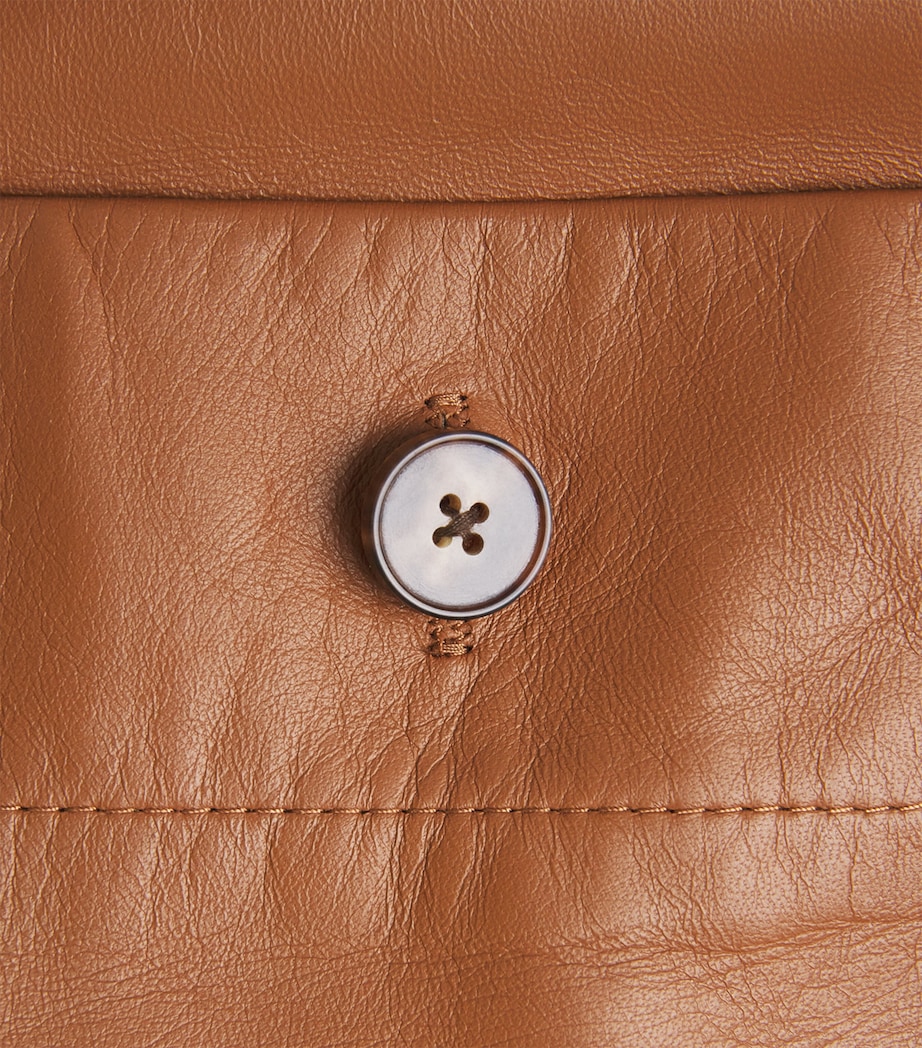 Lambskin Oversized Jacket COPPER Image 5