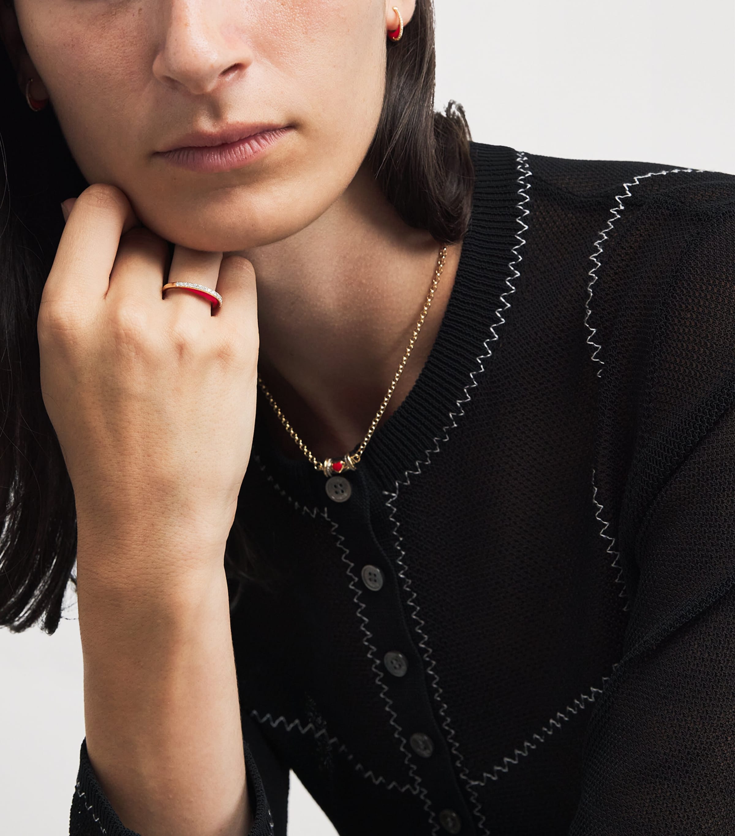 Yellow Gold and Diamond Bloop Moon Lot N*91 Ring (Size 53) YELLOW GOLD Image 5