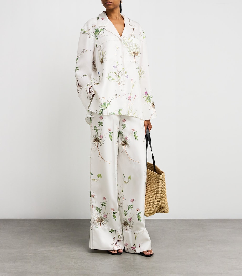 Silk Floral Shirt BOTANICAL GRDN WHITE Image 2