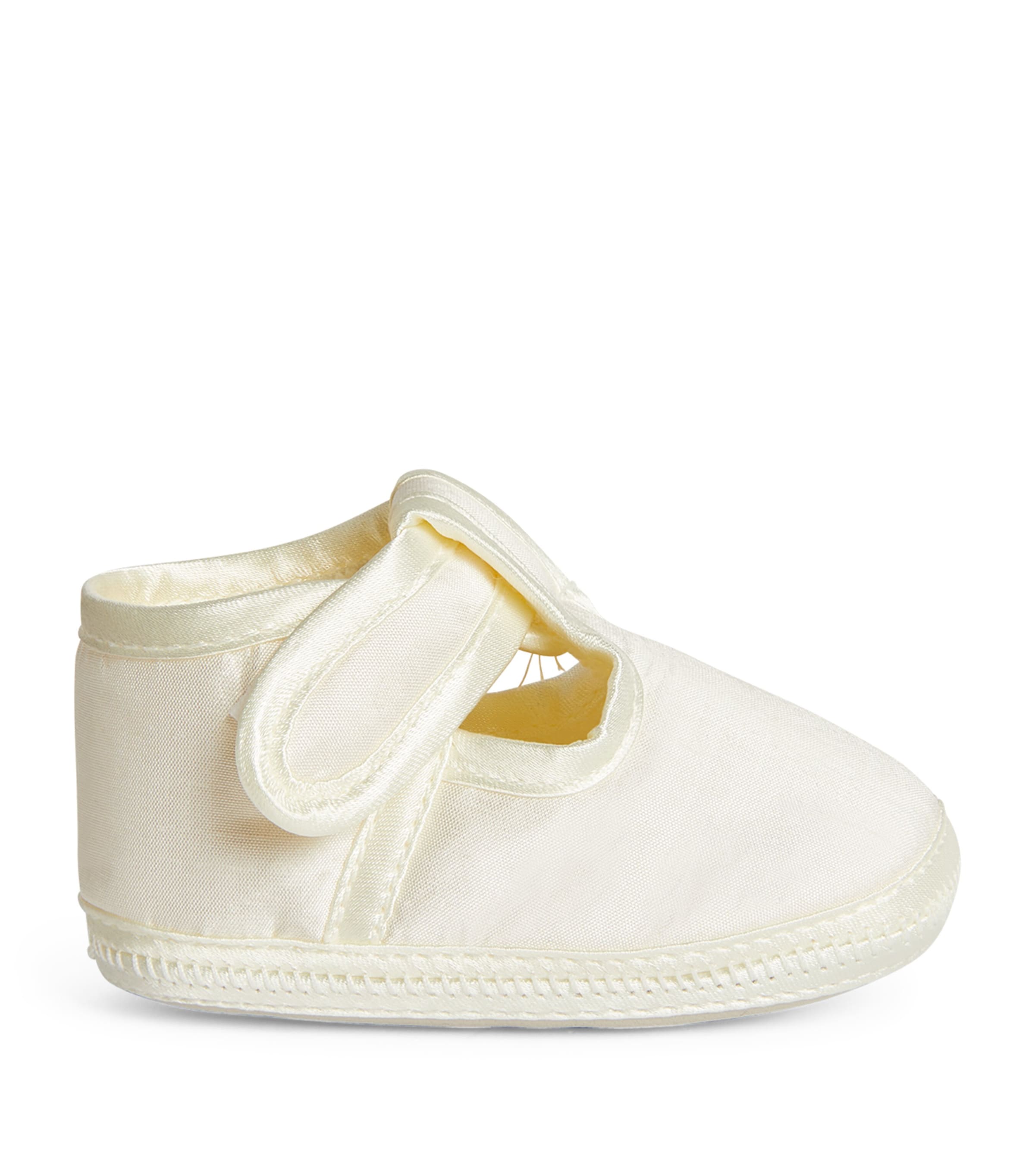 Sarah Louise Kids' Strap-fastened Shoes In Ivory