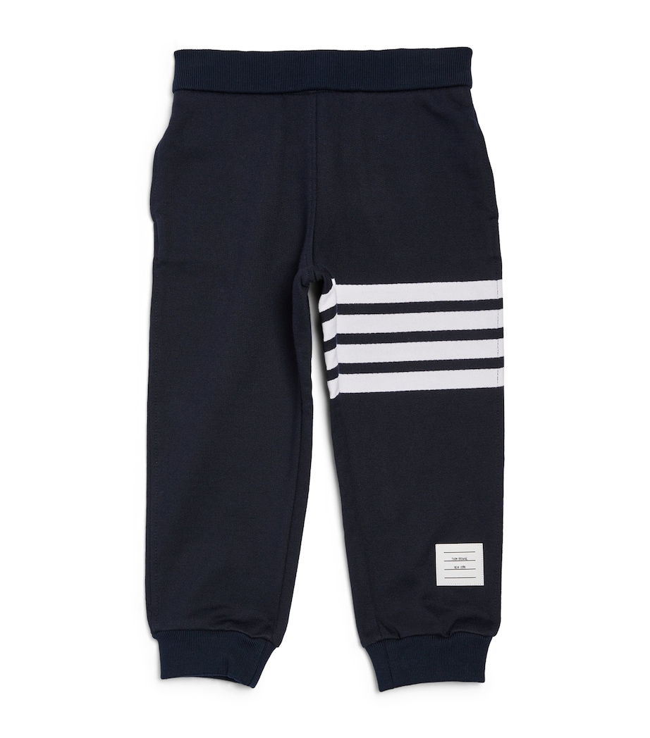 Cotton 4-Bar Sweatpants (2-12 Years) NAVY Image 1
