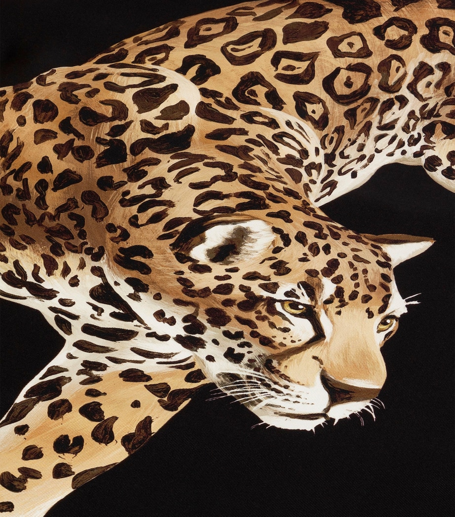 Silk Leopard Quilted Throw (140cm x 180cm) UL013 LEOPARDI3 F DO Image 2