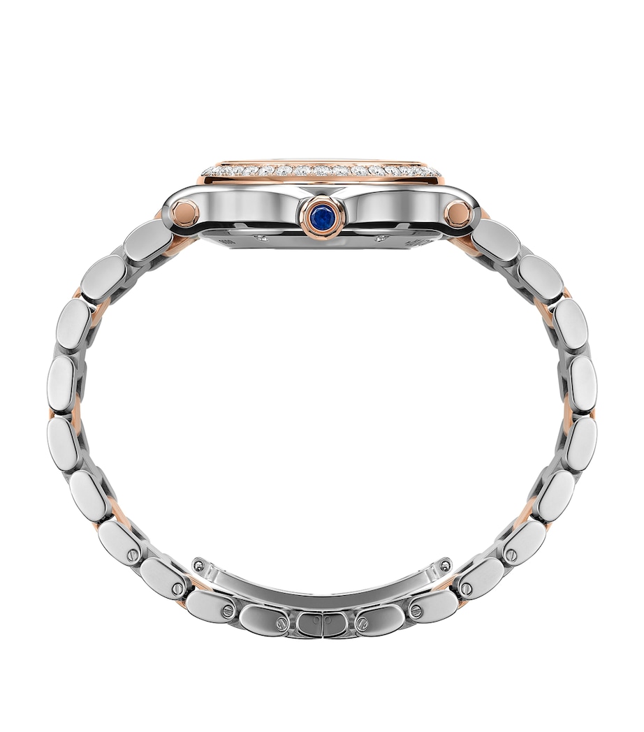 Rose Gold, Stainless Steel and Diamond Happy Sport Automatic Watch 33mm ROSE GOLD/STAINLESS Image 4