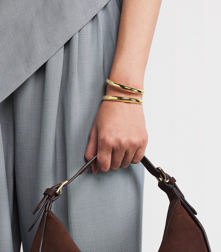 Gold-Plated Maggie Cuff Bangle GOLD Image 2