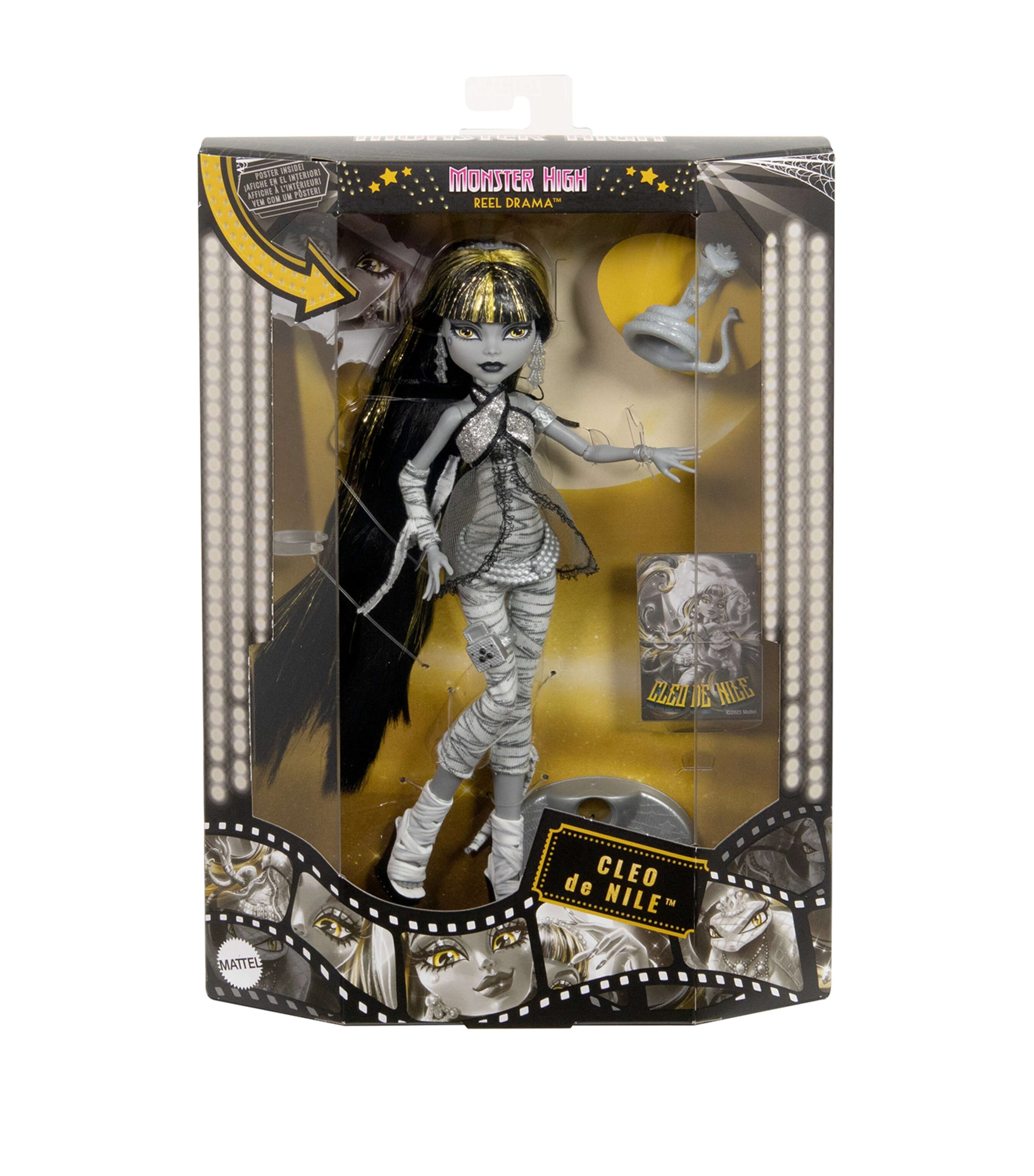 Monster High Reel Drama Cleo De Nile Collector Doll MULTI Image 2