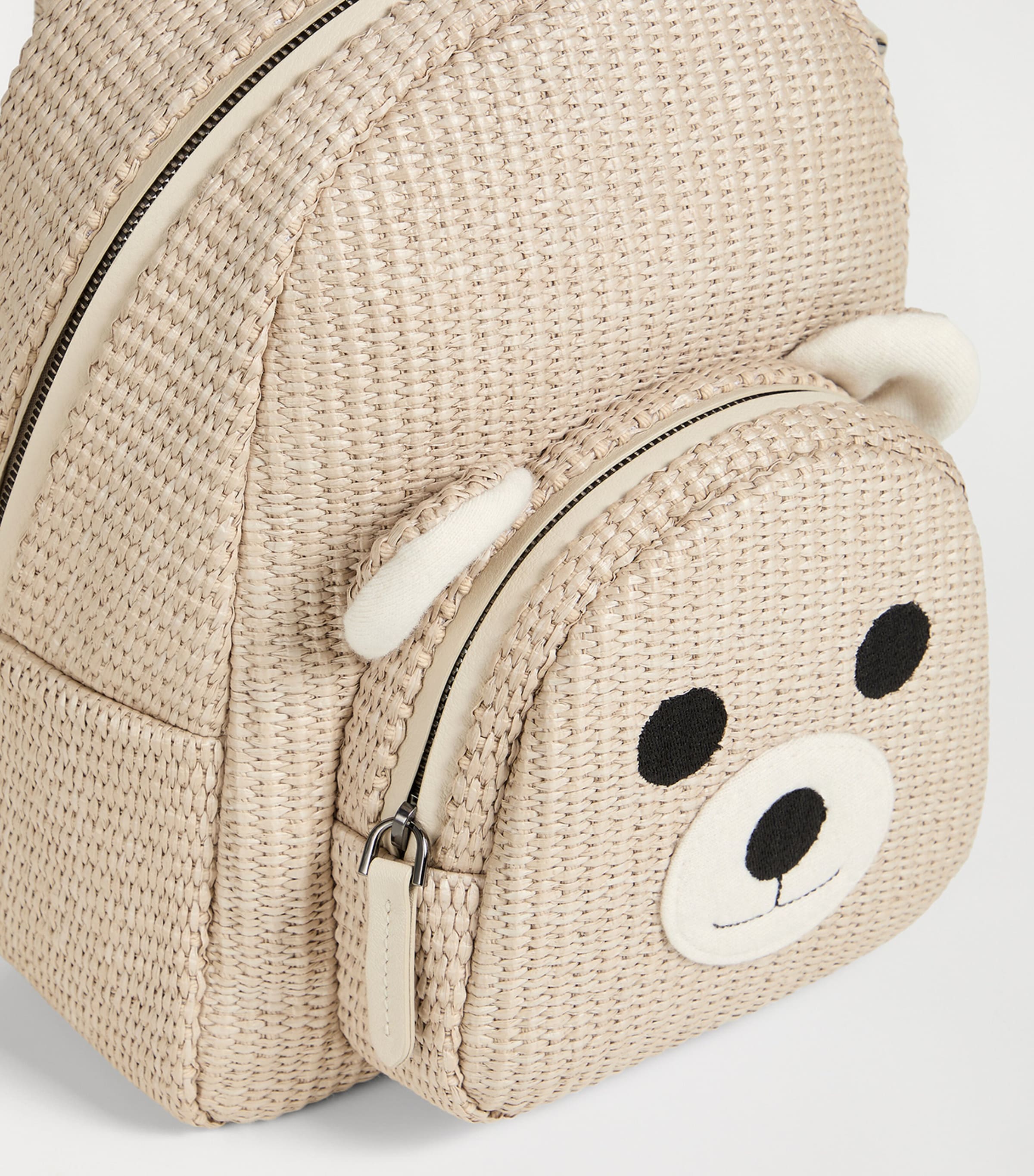 Raffia Bear Backpack C1133 Image 4