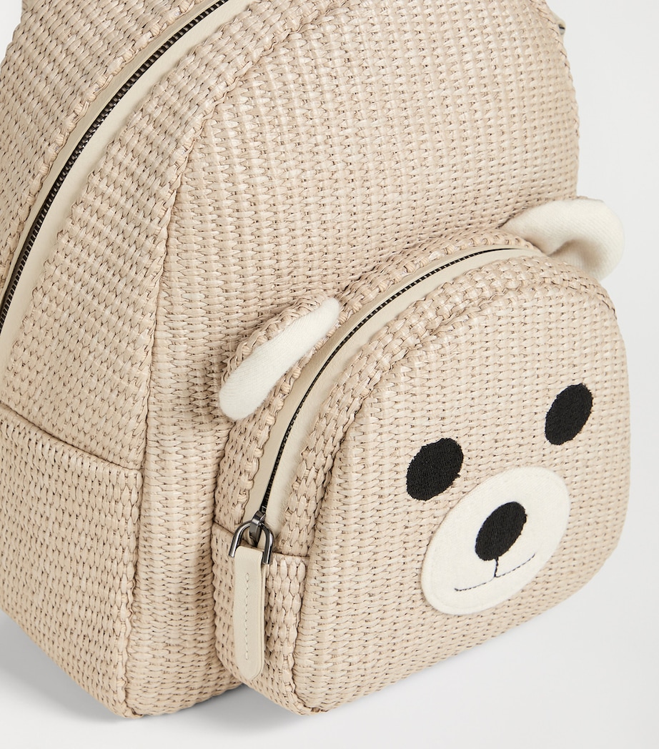 Raffia Bear Backpack C1133 Image 4