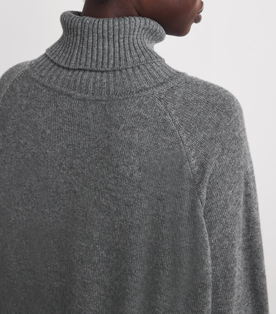 Cashmere Wide Rollneck Sweater Dress WINGREY Image 6