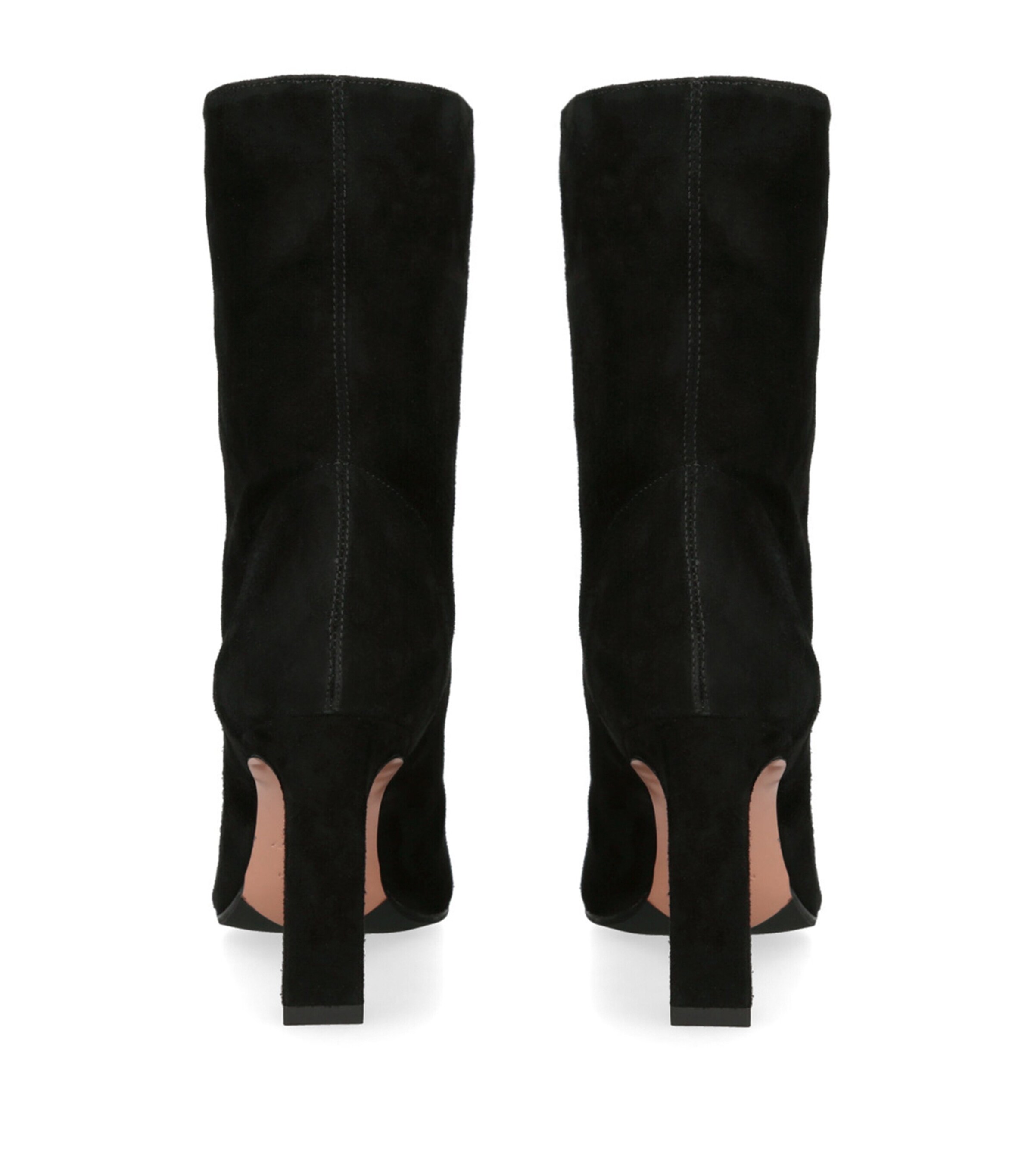 Aquazzura Suede Manzoni Boots 85 Black Image 2