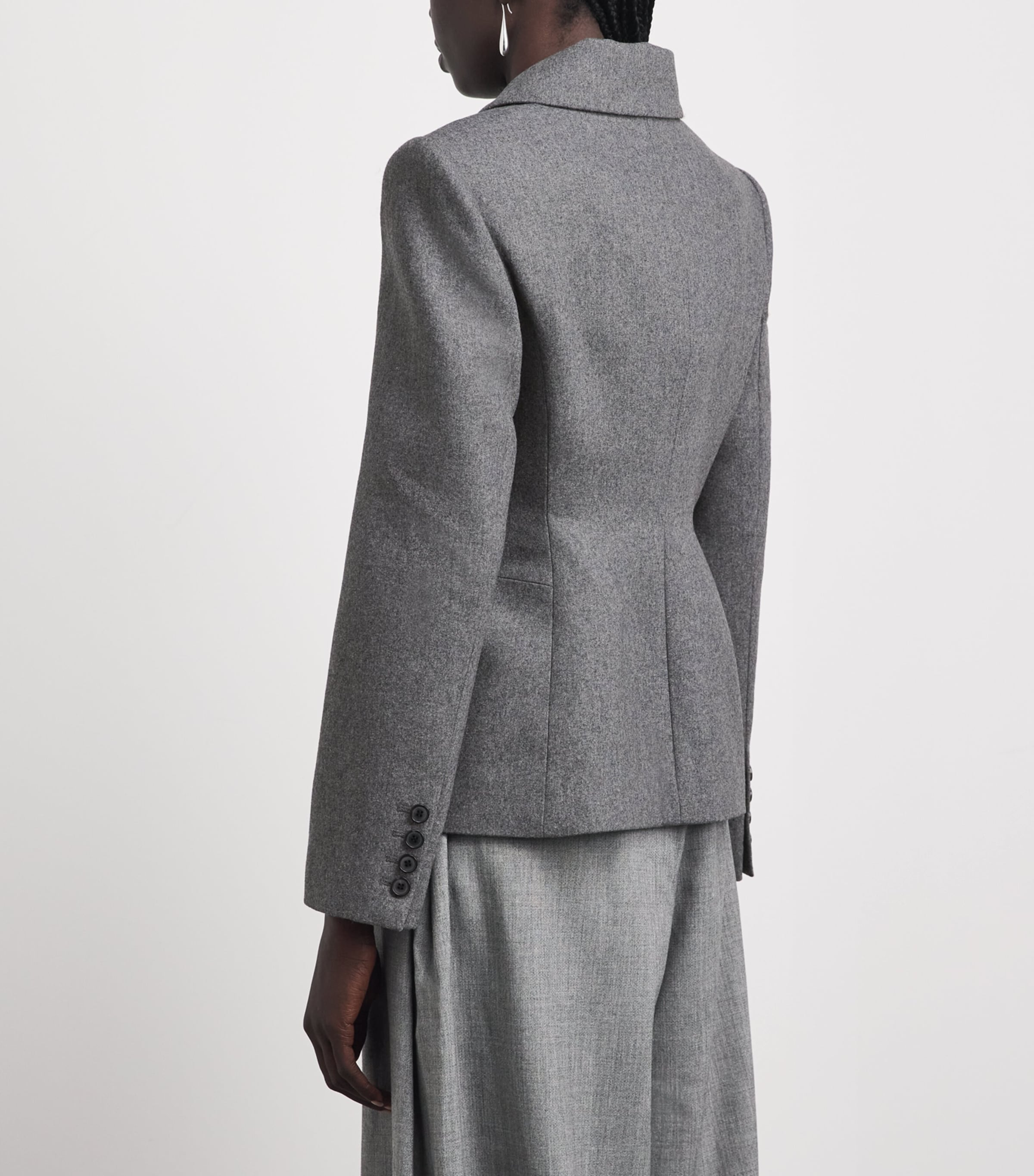 Source Unknown Womens Wool-Blend Hourglass Terzo Blazer Ch Image 5