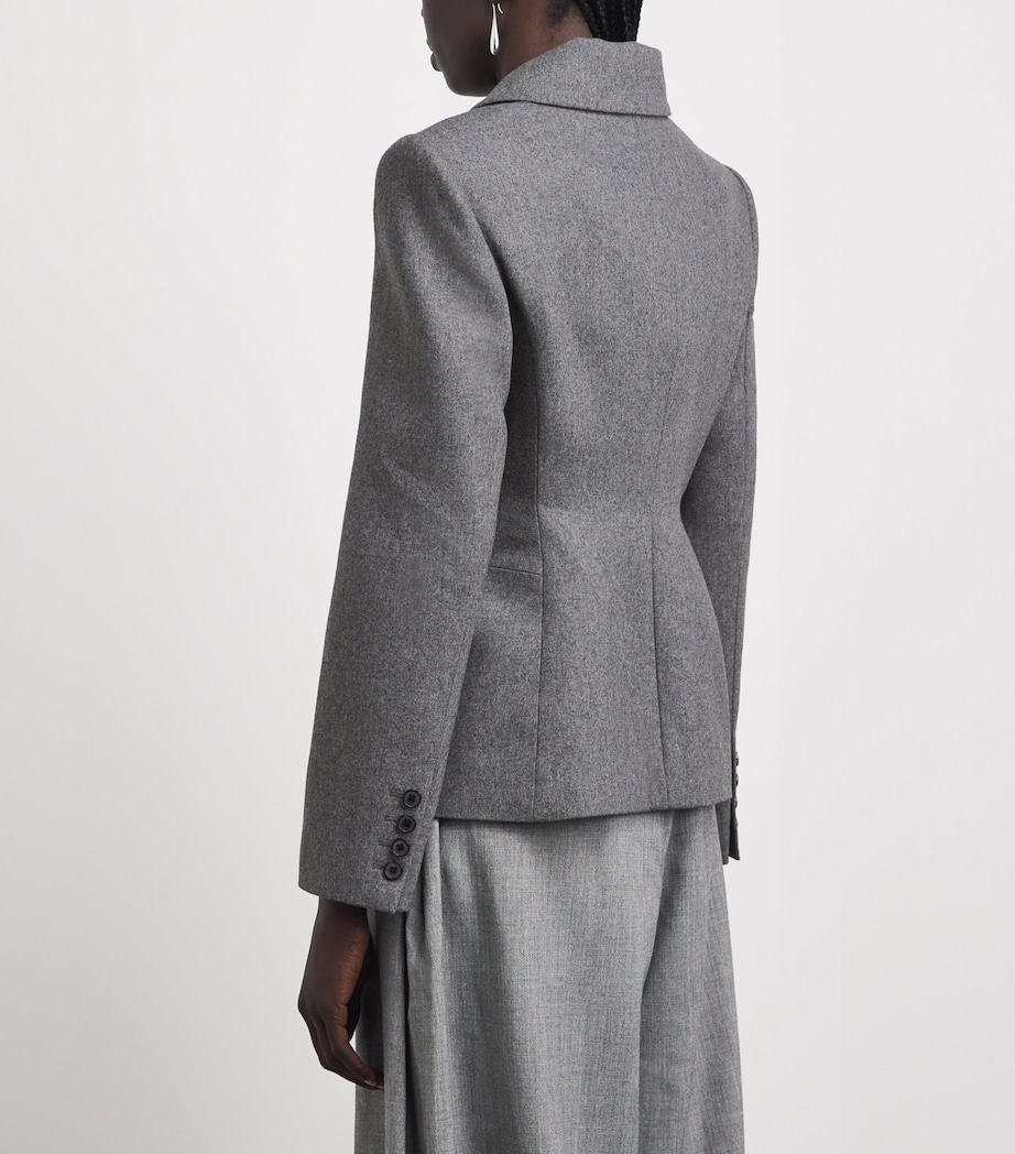 Source Unknown Womens Wool-Blend Hourglass Terzo Blazer Ch Image 5