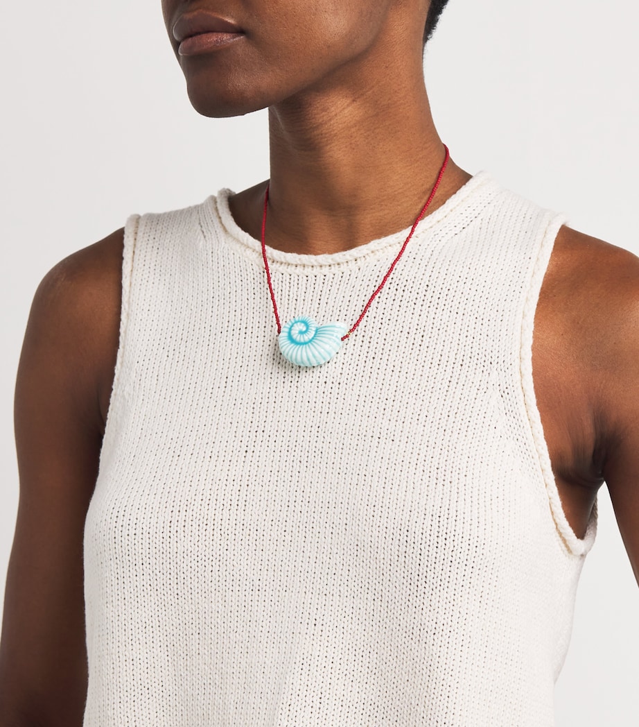 Nautilus Necklace SEAFOAM BERRY Image 2