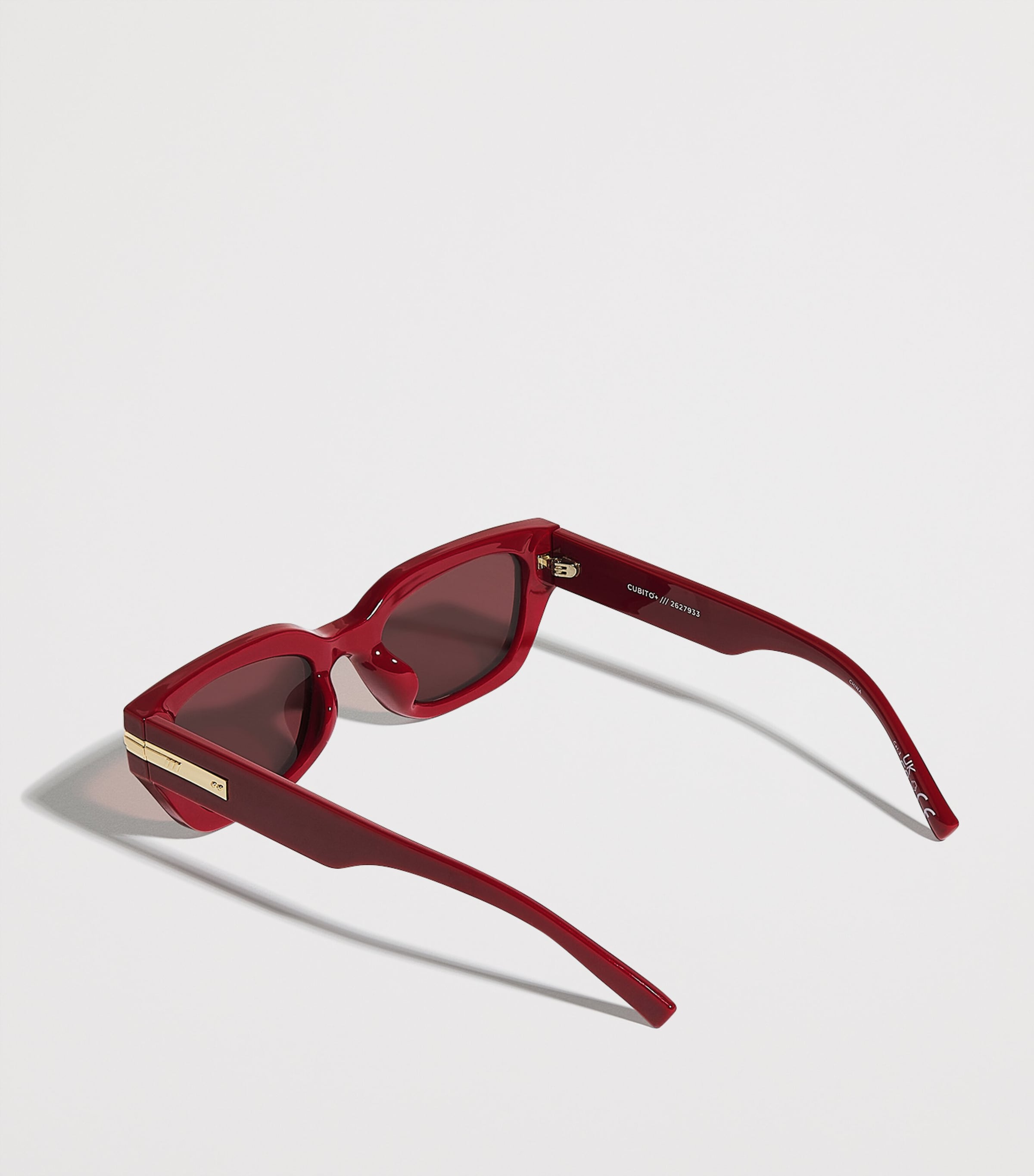 Le Specs Cubito Cat Eye Sunglasses Red Image 3