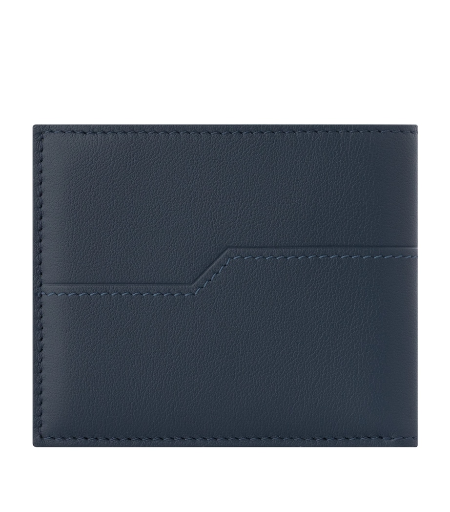 Mini Leather Heritage Bifold Wallet BLUE Image 4