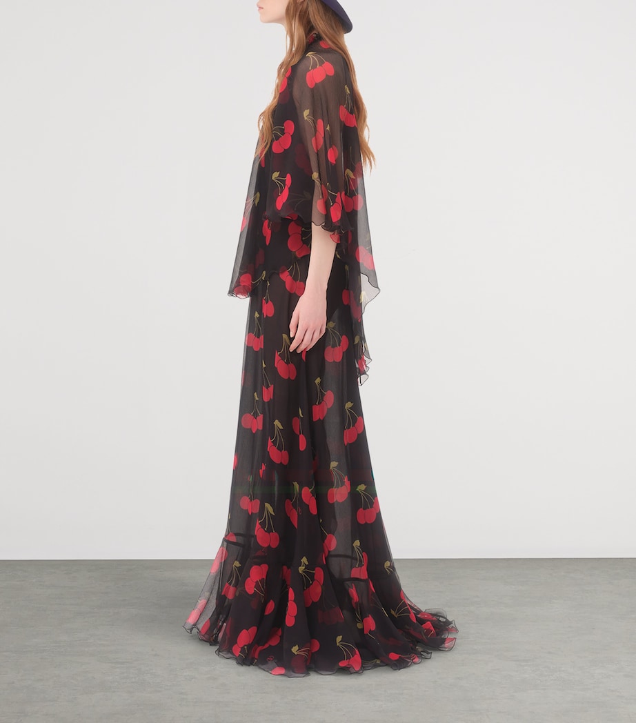Silk Cherryfic Maxi Dress CUE Image 3