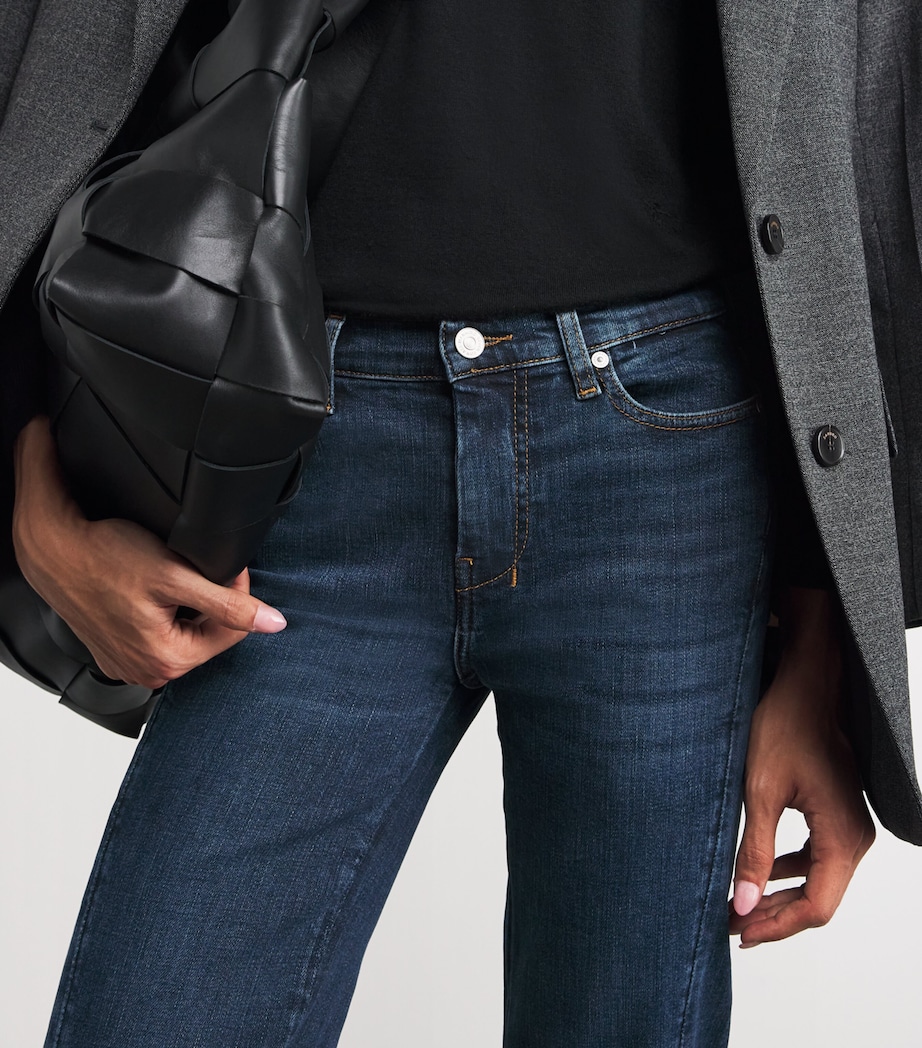 Dojo Tailorless Flared Jeans DARK BLUE Image 6