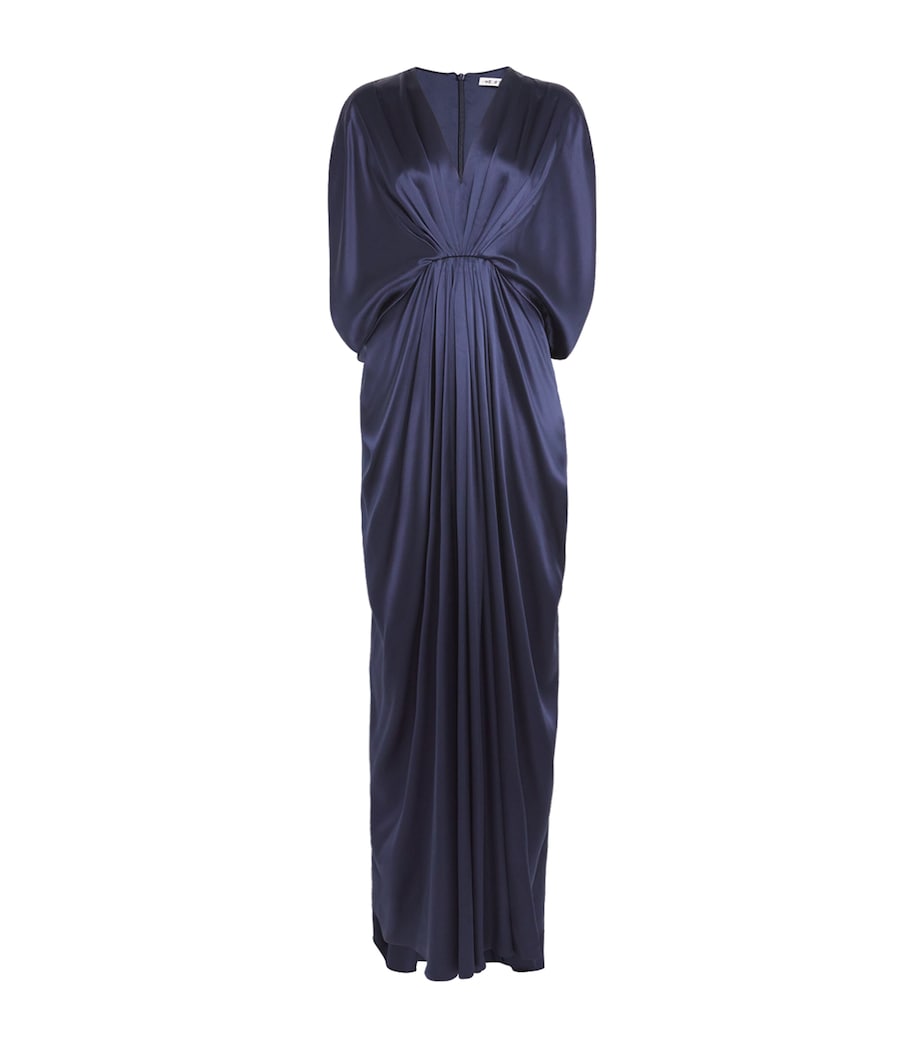 Silk Hiroko Gown NAVY Image 1