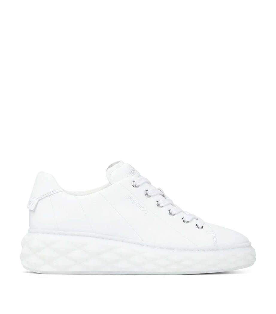 Diamond Light Maxi Leather Sneakers V WHITE/WHITE Image 1