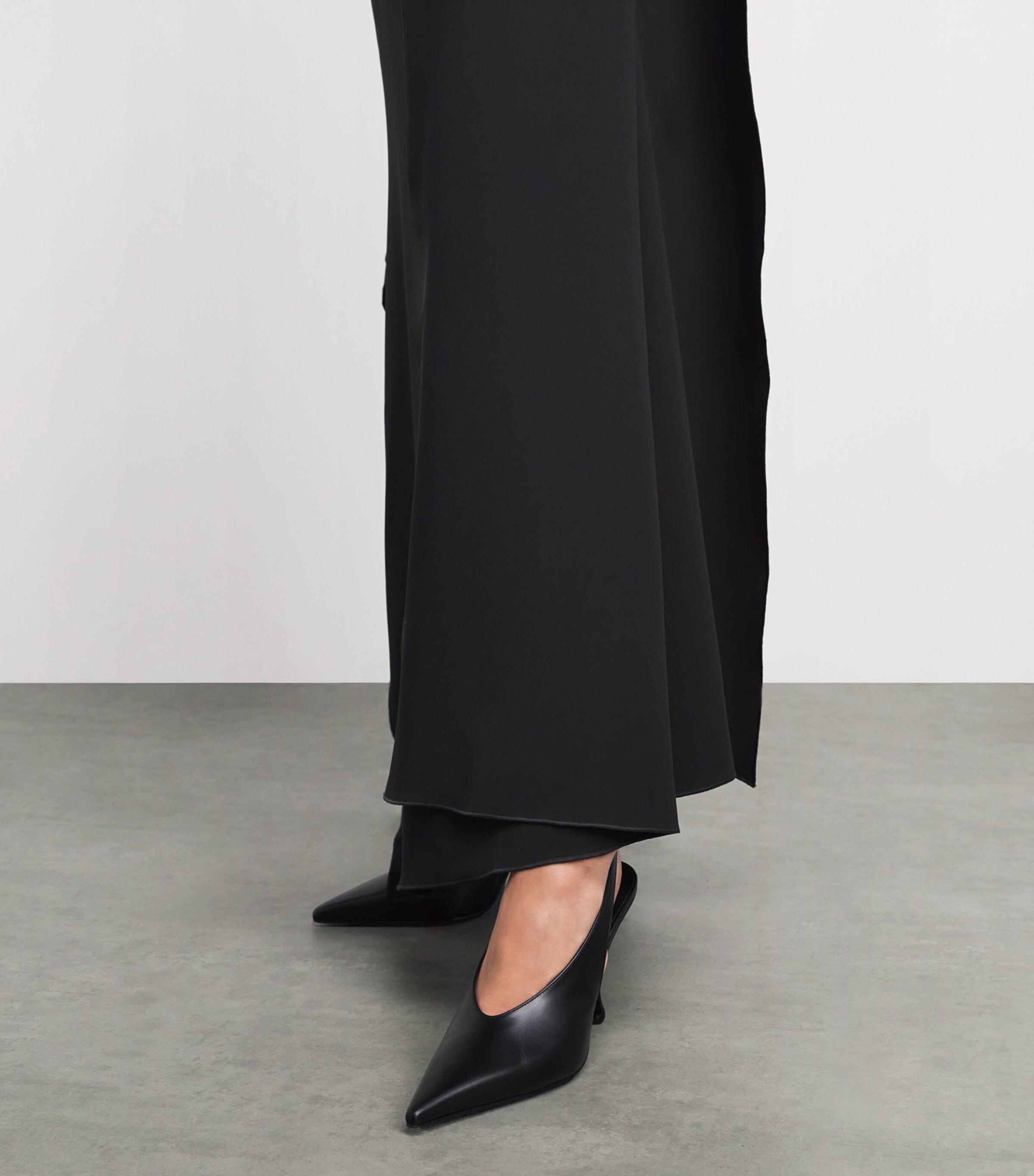 FFORME Womens Asymmetric Andie Maxi Dress Black Image 5