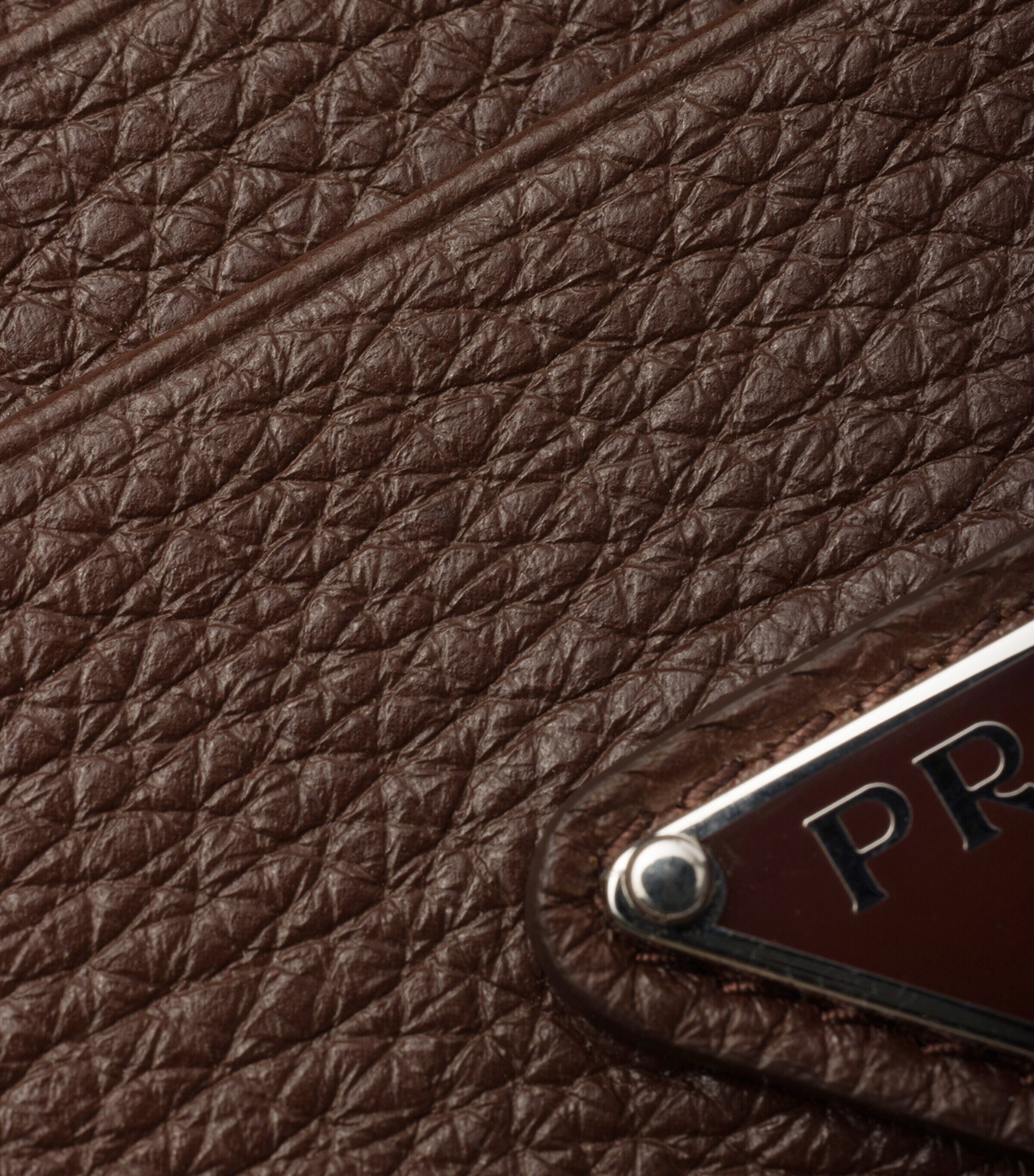Prada Leather Triangle Card Holder Image 2
