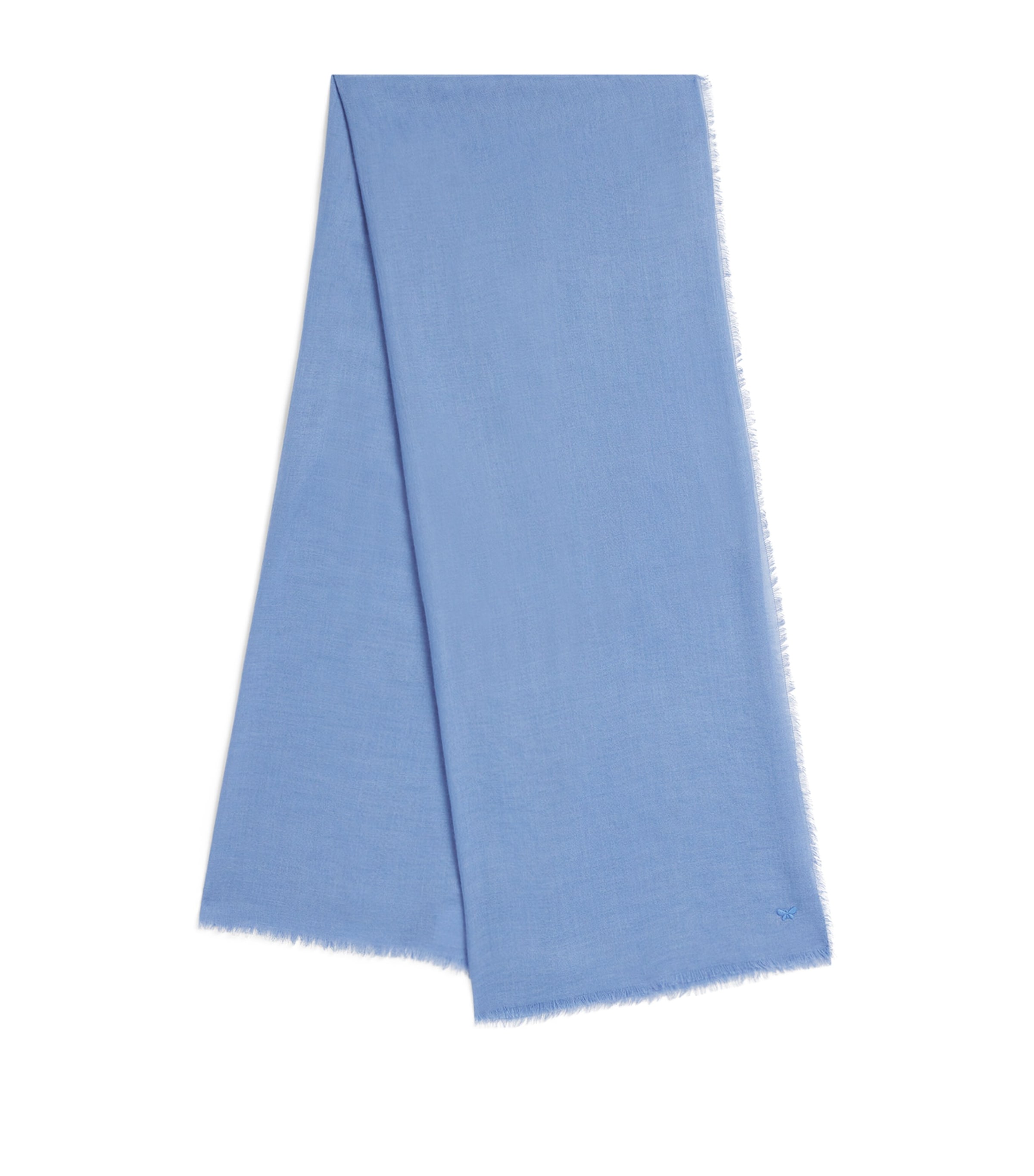 Weekend Max Mara Viscose-cashmere Butterfly Scarf In Blue