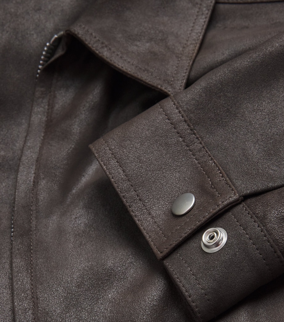 Brad Leather Jacket DARKDUST Image 5