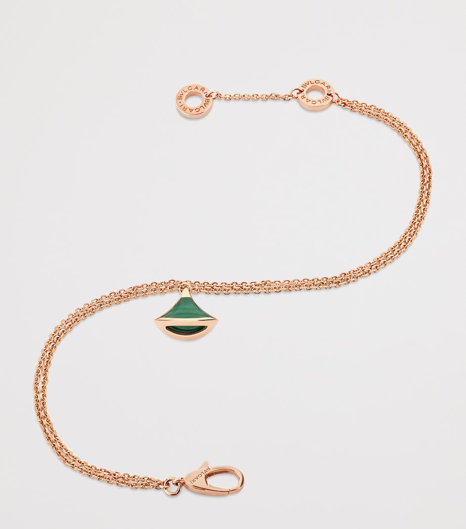 Rose Gold and Malachite Divas' Dream Bracelet PINK GOLD Image 2