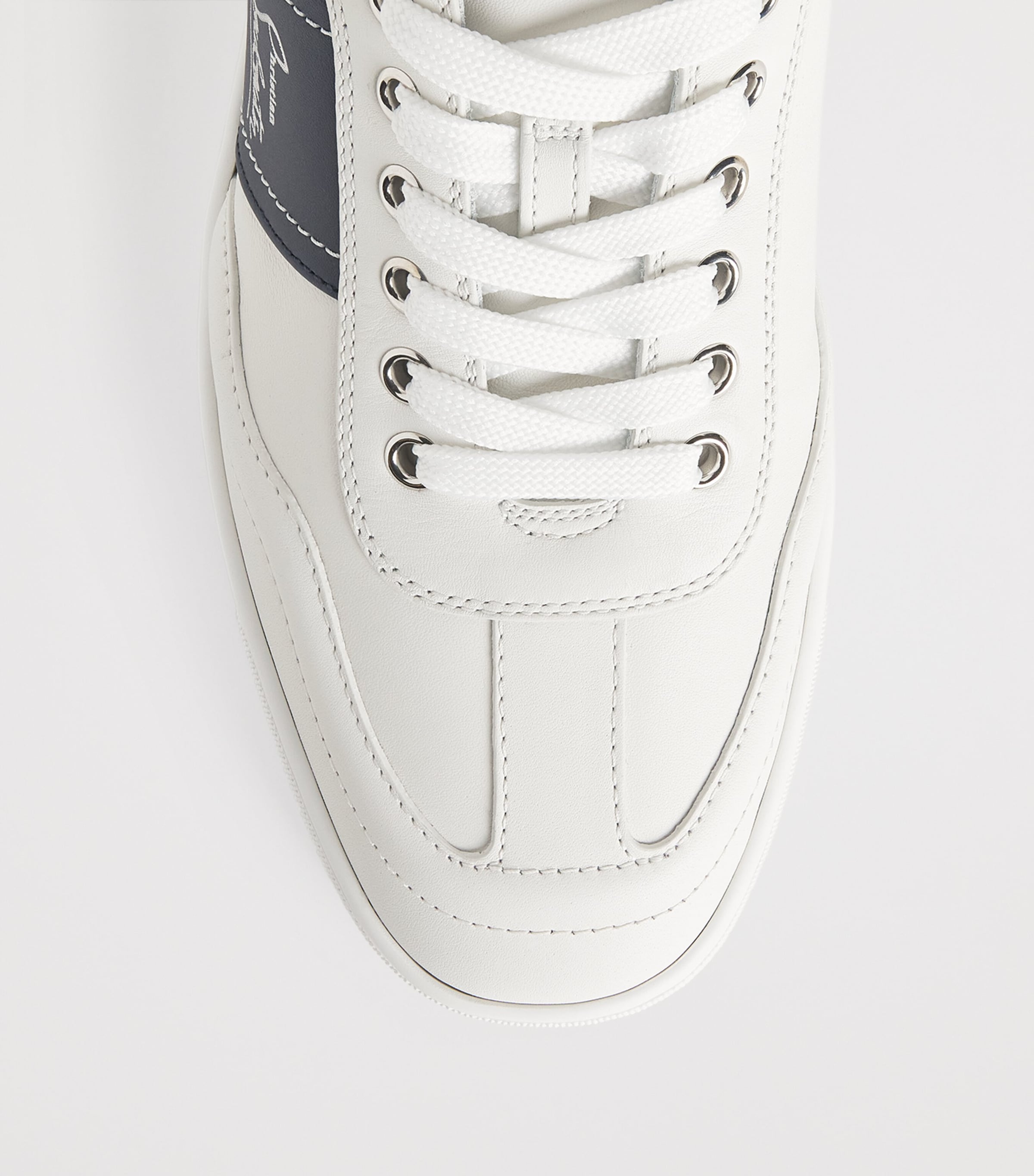 Christian Louboutin Retero Leather Low-Top Sneakers Image 6