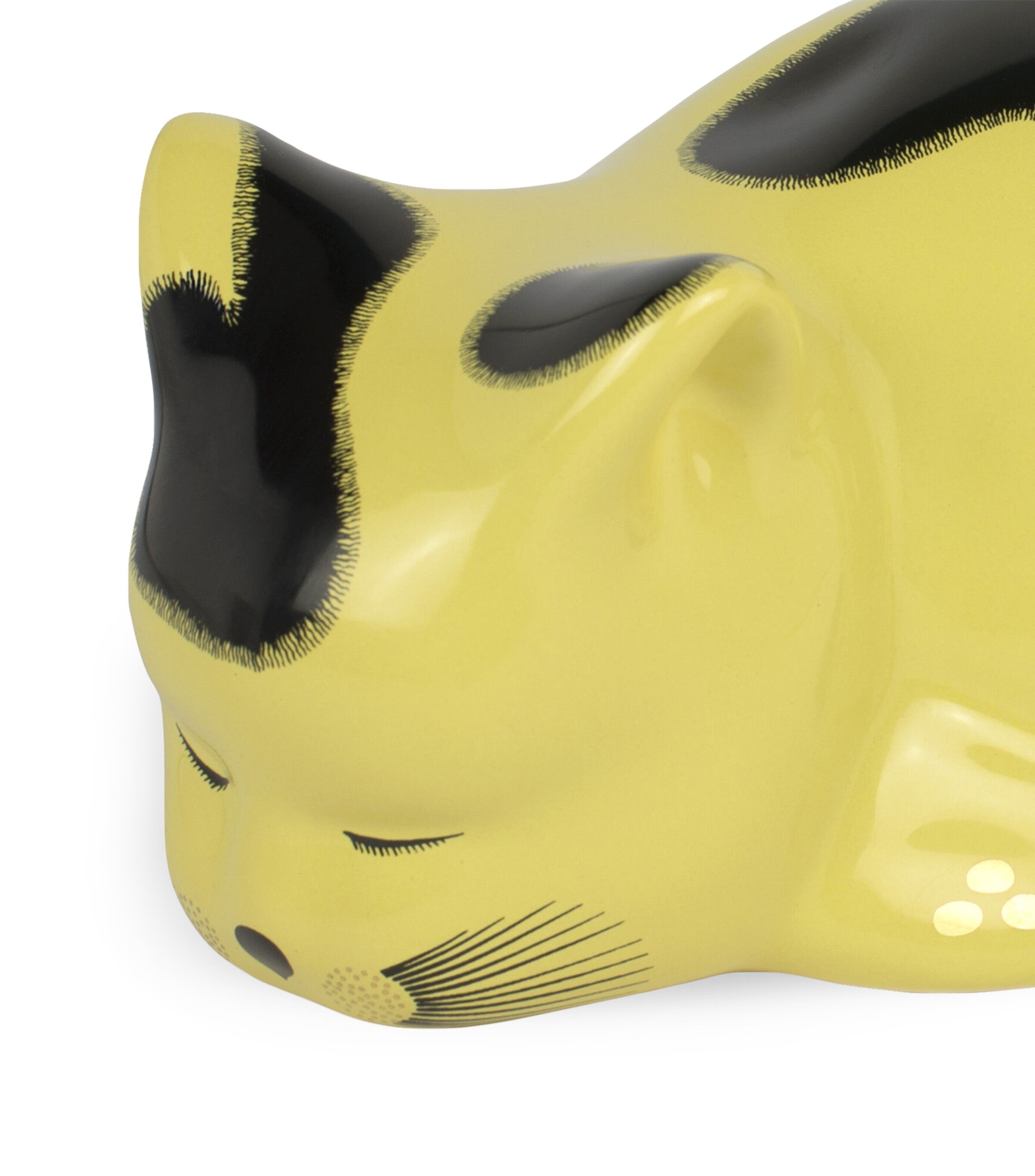 Ceramic Macchiato Cat Ornament MULTI Image 3