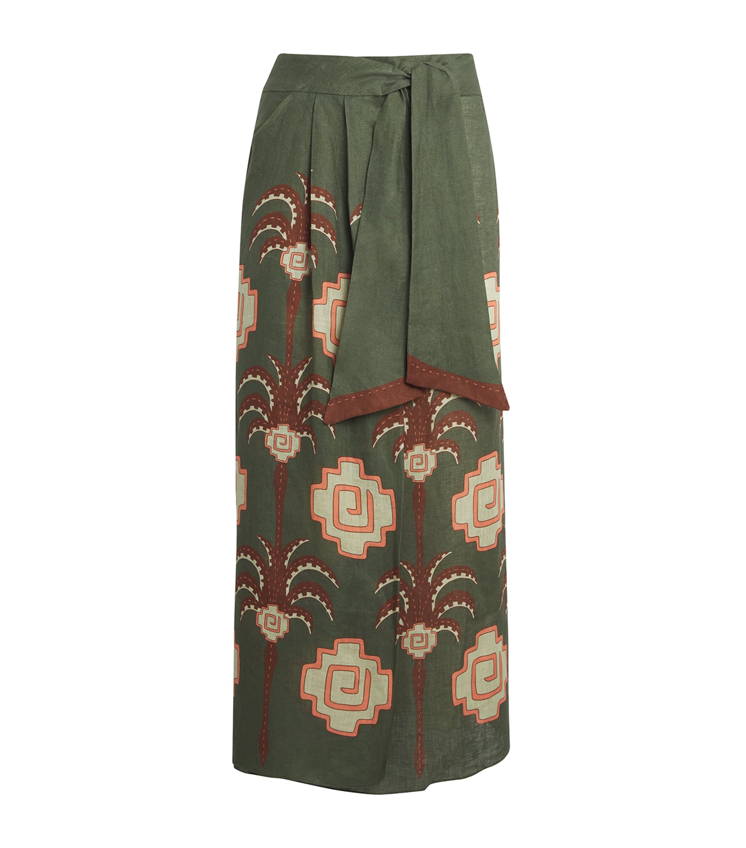 Johanna Ortiz Amazon Echoes Midi Skirt | Holiday Shop | Womens | Women Clothing | Skirts | Midi Skirts | Swimwear & Beachwear | Beach Skirts & Sarongs | Women New In | Womens Clothing