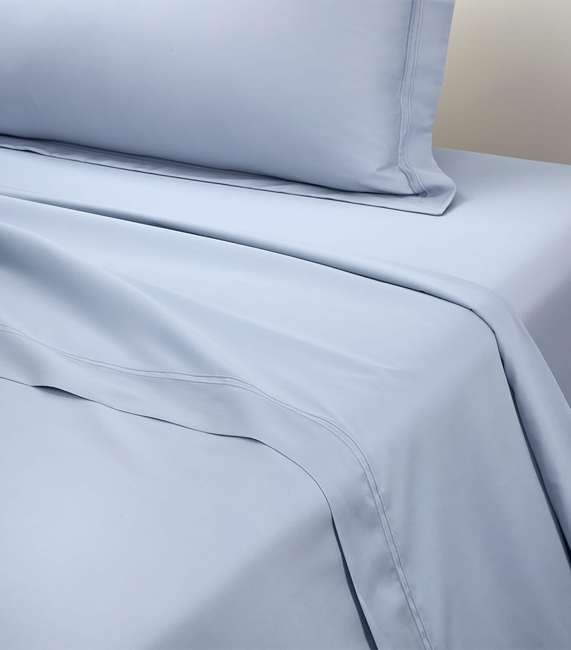 Triomphe Celeste Double Flat Sheet (240cm x 295cm) CELESTE Image 2