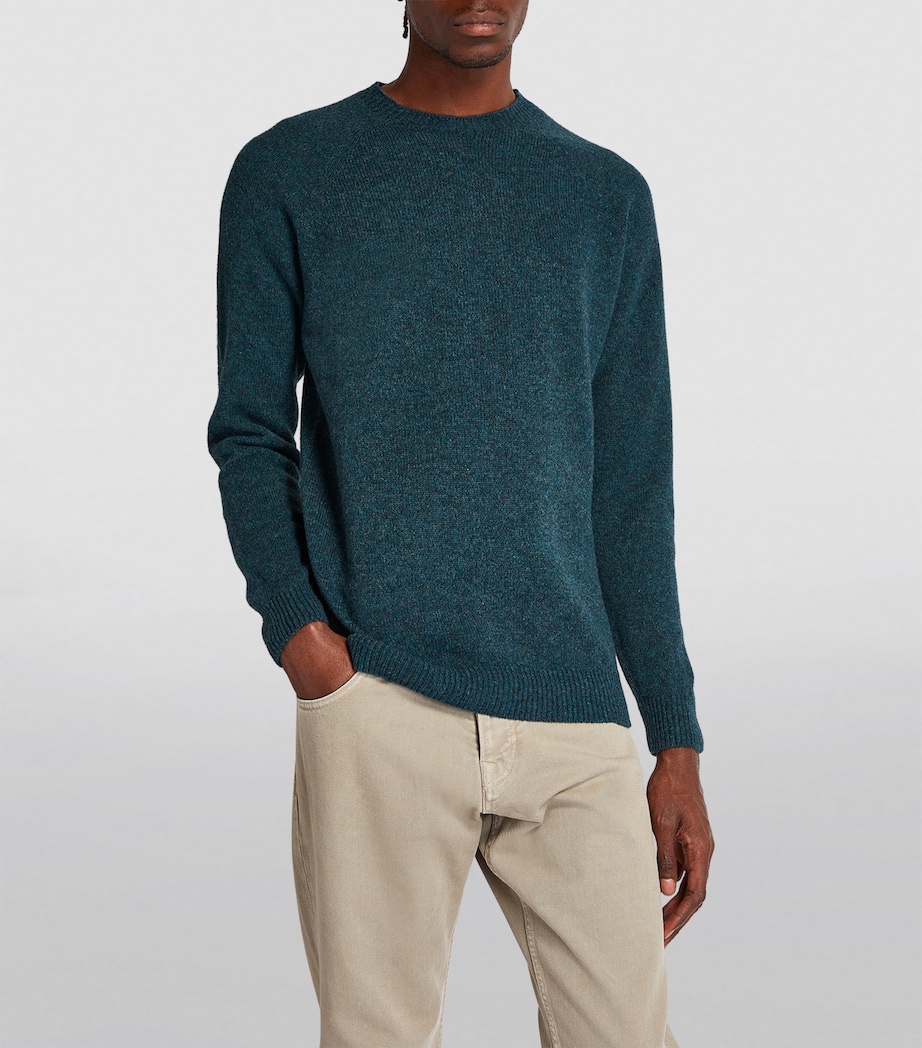 Lambswool Sweater PEACOCK Image 3