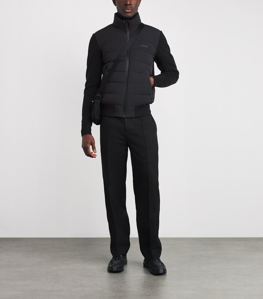 Haney-City Hybrid Down Jacket BLACK Image 2