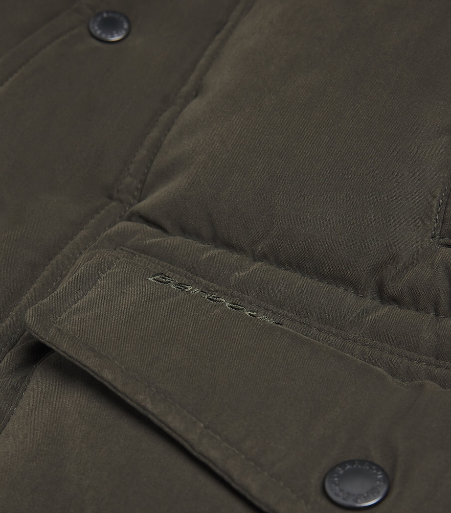 Barbour Mens Lonnen Gilet Dark Sage Image 6