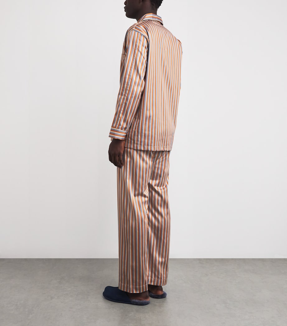 Cotton Stripe Wellington Pyjama Set 060MUL Image 3